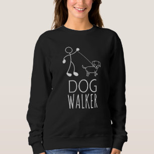 Moletom Cachorro Walker Cachorro Cachorro Caminhando Mulhe