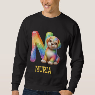 Moletom Cachorros Cachorros - Letra Núria Nome Cachorro-Ar