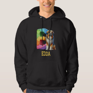Moletom Cachorros - Letra Edda, nome Rainbow Dog