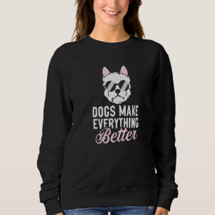 Moletom Cachorros Melhoram Tudo O Que Tem Cachorro, Puppy 