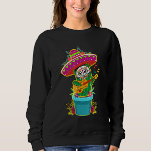 Moletom Cactus Dia De Los Muertos Calaveras De Cactus Suga