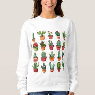 Moletom Cactus do Deserto Potente e Suculentes