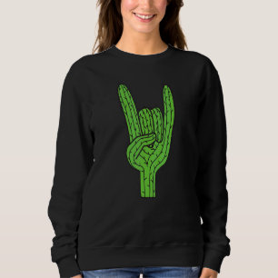 Moletom Cactus Rock And Roll Desert Plant Cactos Succu