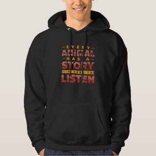 Moletom Cada Animal tem uma história que estou aqui para o