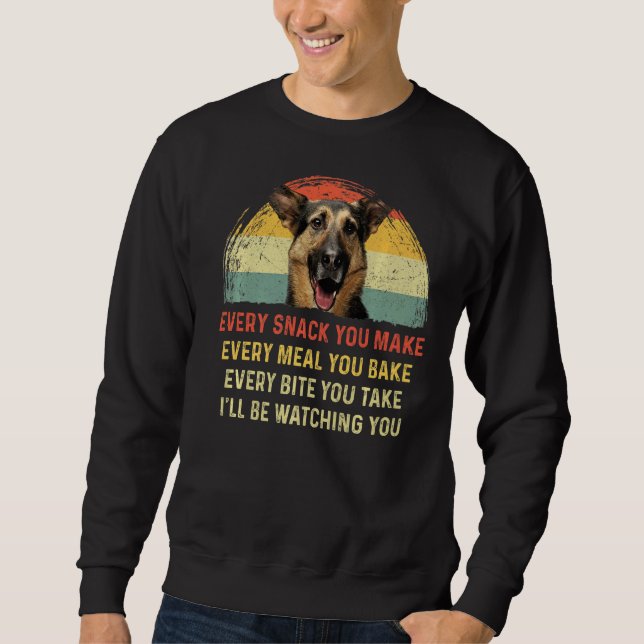 Moletom Cada Cachorro Você Faz German shepherd Cachorro Mã (Frente)