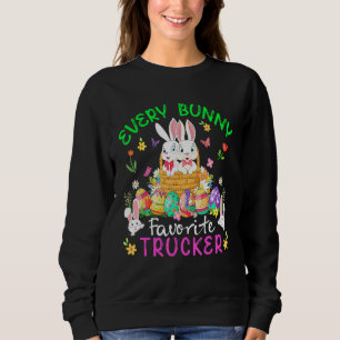 Moletom Cada Caminhoneiro Favorito Dois Bunnies com Leste