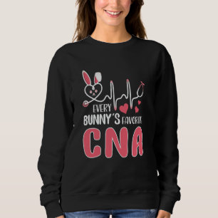 Moletom Cada coelhinho é uma enfermeira favorita da CNA, d