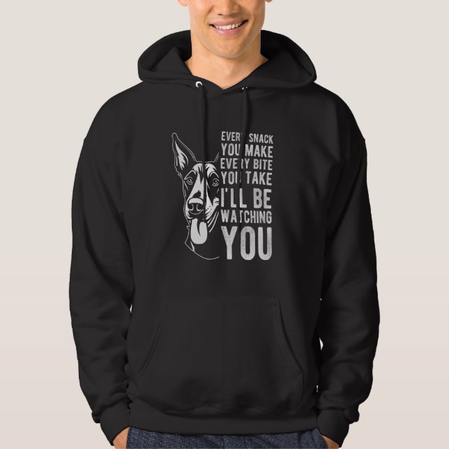 Moletom CADA RACO QUE VOCÊ FAZ CADA BITA QUE TOMA Doberman (Frente)