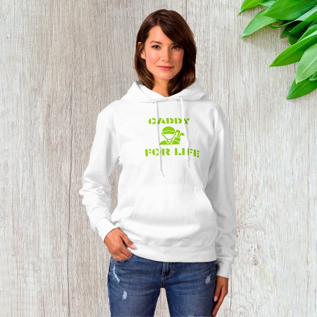 Moletom Caddy For Life Green Golfer Hoodie (Criador carregado)