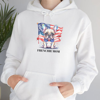 Moletom Cadela francesa patriótica mãe frenchie