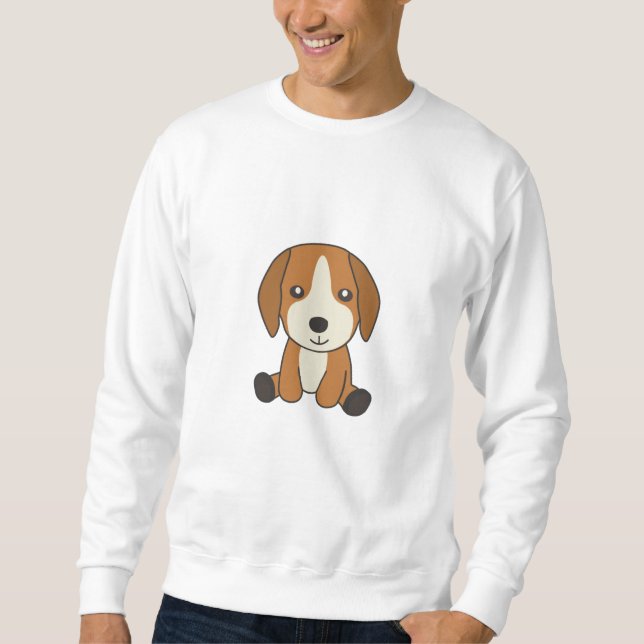 Moletom Cães Beagle Cachorros Cachorros Para Crianças (Frente)