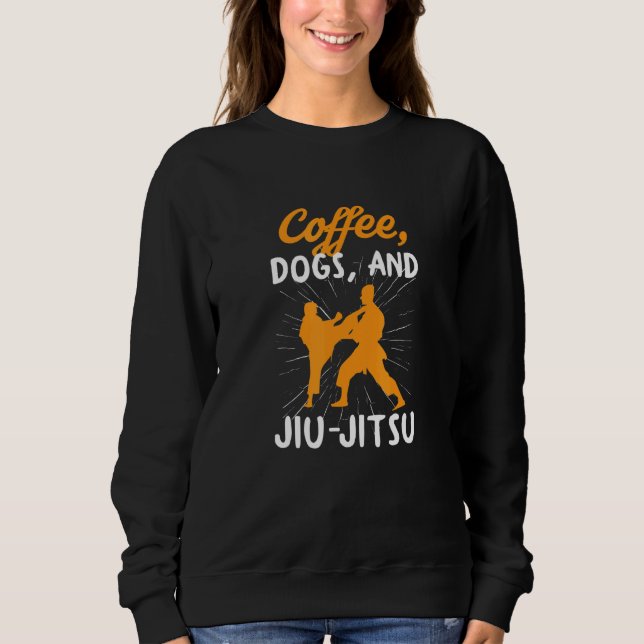 Moletom Cães Café Jiu Jitsu Grappltors (Frente)