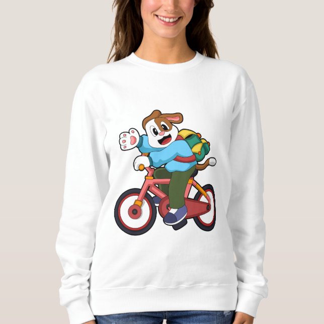 Moletom Cães com Bicicleta (Frente)