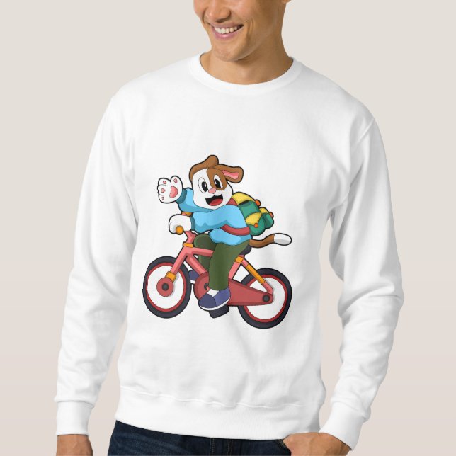Moletom Cães com Bicicleta (Frente)