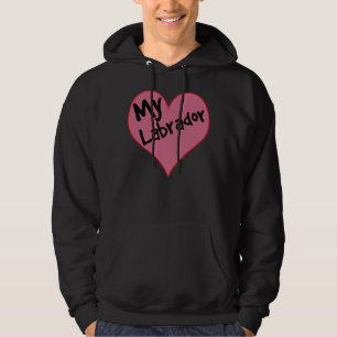 Moletom Cães de Amor Labrador Retriever Heart Dog Ouro Cho