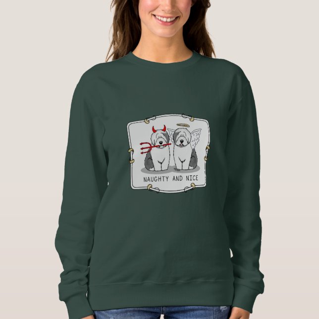 Moletom Cães de Ovelhas e Velhas Cães de Ovelhas Inglês (C (Frente)