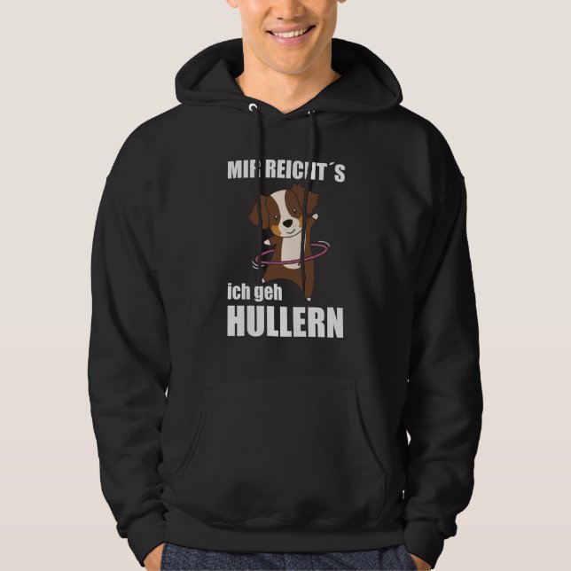 Moletom Cães O Pastor Australiano Hullern Smart Hoop (Frente)