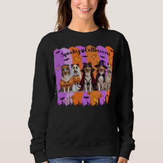 Moletom Cães Rough Collie de Halloween