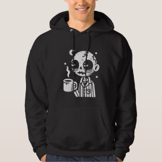 Moletom Café Bebendo Zombie engraçado