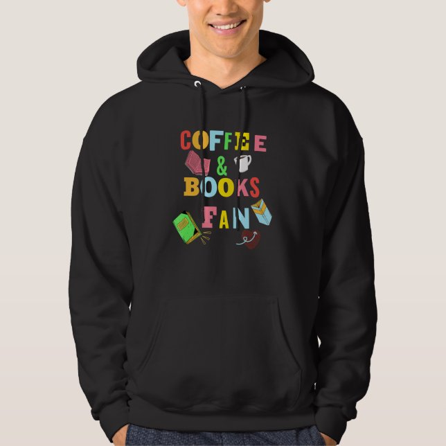 Moletom Café - Beber Café Ler Livros Livro (Frente)