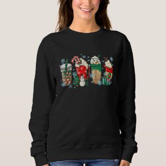Moletom Café com Leite de Natal  Café Xmas Pijamas Boneco 