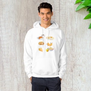 Moletom Café da Comida, Croissant, Ovos, Sacos