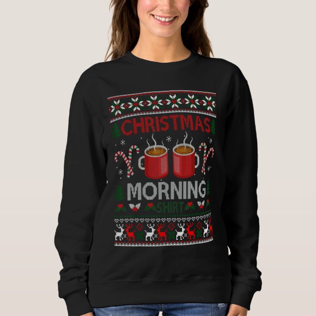 Moletom Café de Natal Manhã Feia de Natal (Frente)
