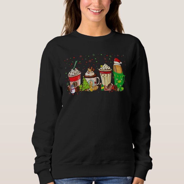 Moletom Café de Natal para o Dia de Jogo de Futebol (Frente)