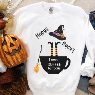 Moletom Café de Pocus do Hocus para focar a camisola do Ha