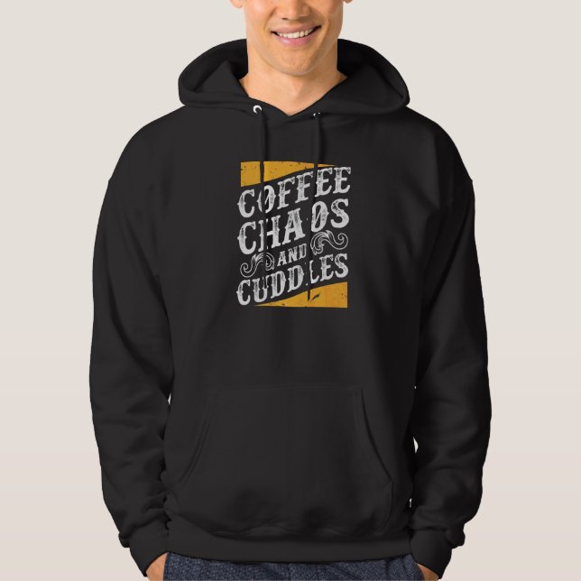 Moletom Café E Cudddles Mãe Mãe A Vida Com Crianças (Frente)