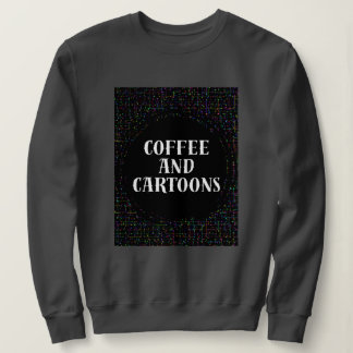 Moletom Café e Desenhos Animados