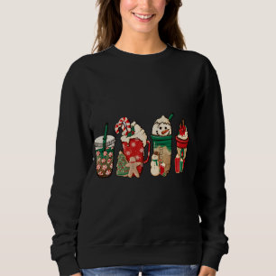 Moletom Café Engraçado Café Lover Cute Snowman Latte Xm