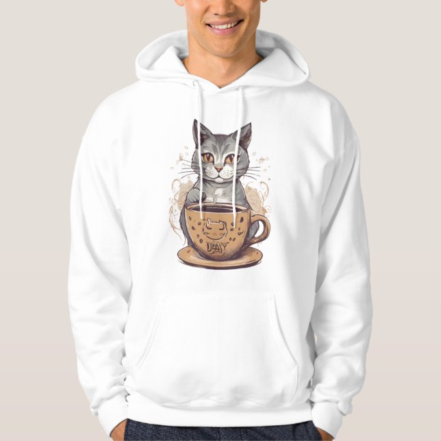 Moletom Café Gato (Frente)