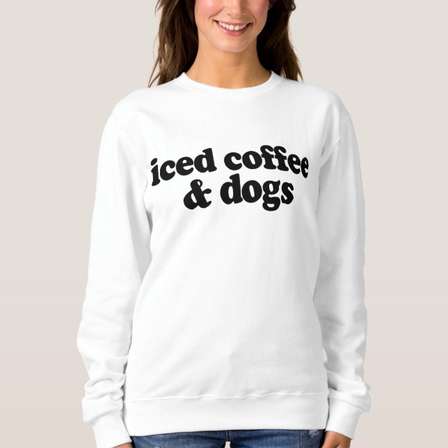 Moletom Café Gelado E Cães    (Frente)