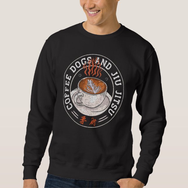 Moletom Café Jiu Jitsu para BJJ Jujitsu (Frente)