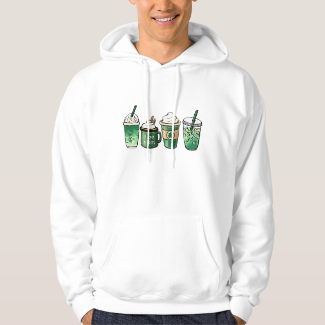Moletom Café Lucky latte Green Irish Sha (Frente)