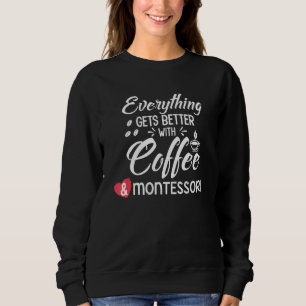 Moletom Café Montessori Método de Ensino de Professores de