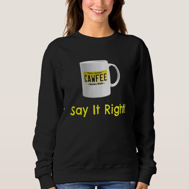 Moletom Café Nj New Jersey License Plate Coffee Mug Grap (Frente)