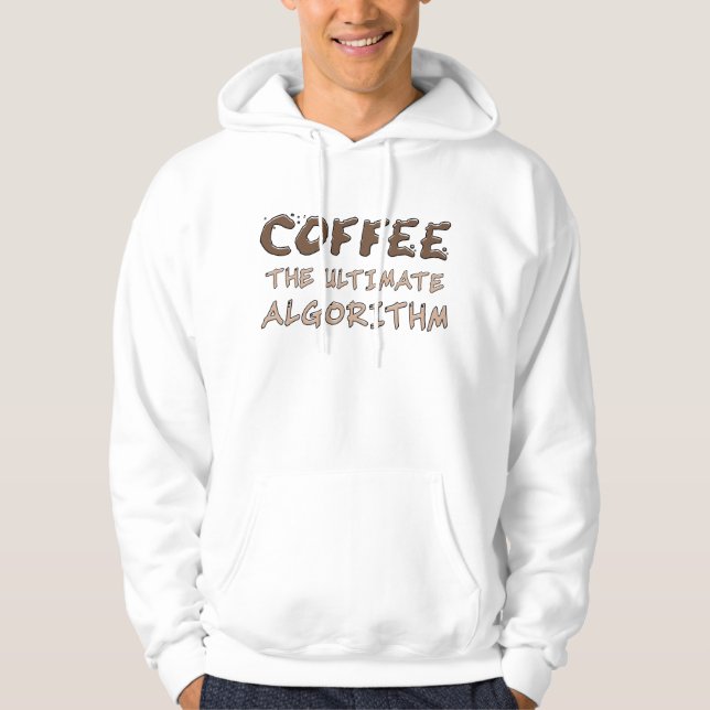 Moletom Café O Algoritmo Definitivo Engraçado Programador (Frente)