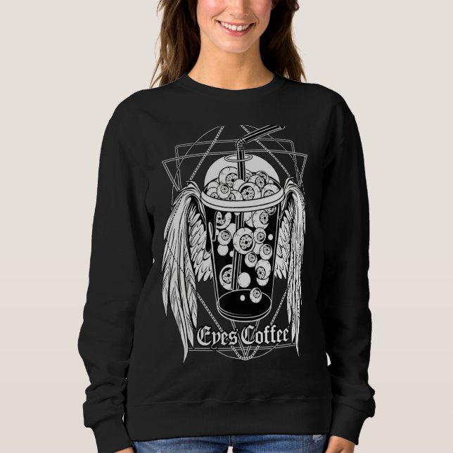 Moletom Café Tarot Card Café Caffeined Witchy (Frente)