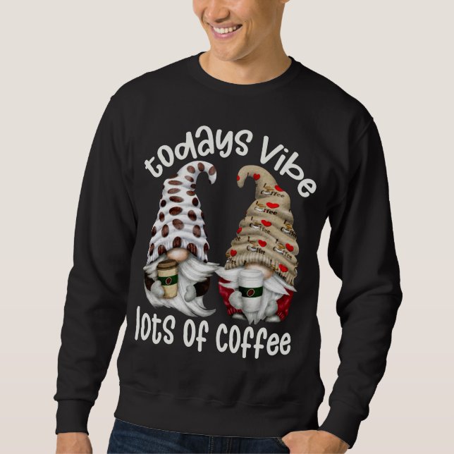 Moletom Cafeteria Engraçado Muitos Gnomos De Café (Frente)