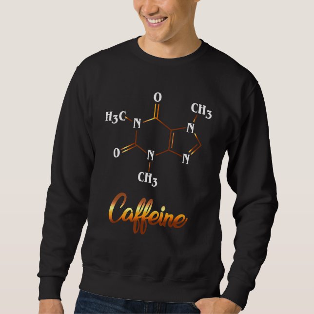 Moletom Caffeine Molecule Graphic (Frente)