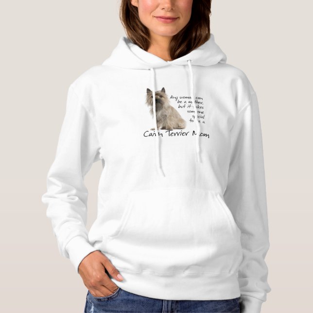 Moletom Cairn Terrier Mãe Hoodie (Frente)