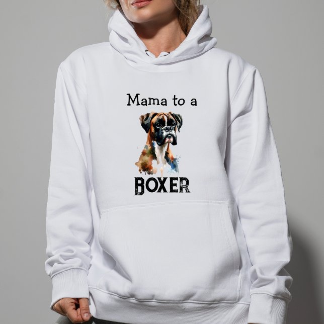 Moletom Caixa Simples Boxer Mama Marrom Personalizar (Criador carregado)