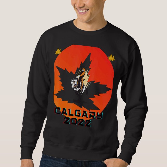Moletom Calgary Alberta Canadian Western Tradition & Histo (Frente)