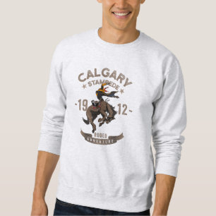 Moletom Calgary Stampede Rodeo   Camisola-doce, de uso mas