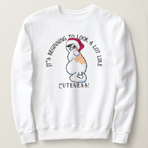 Moletom Calico Cat KiniArt Sweatshirt de Natal