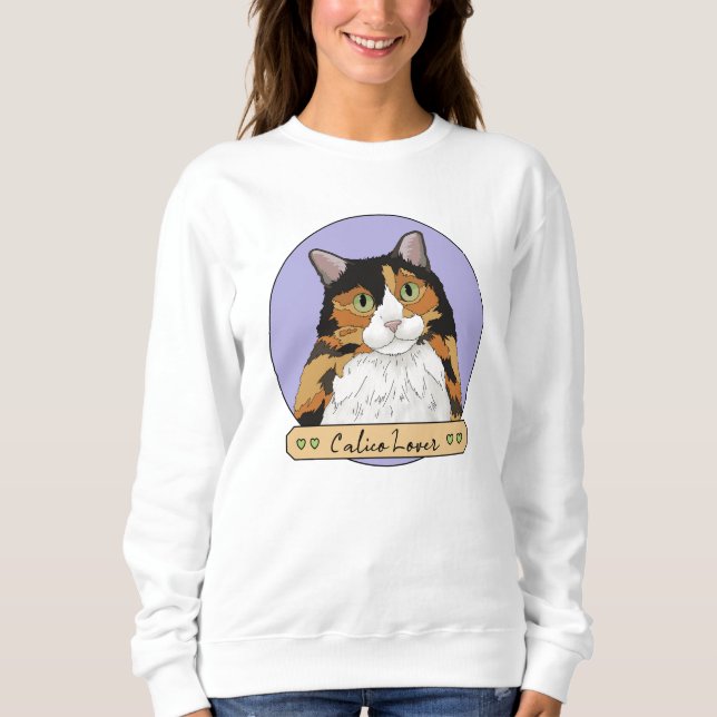 Moletom Calico Cat Lover (Frente)
