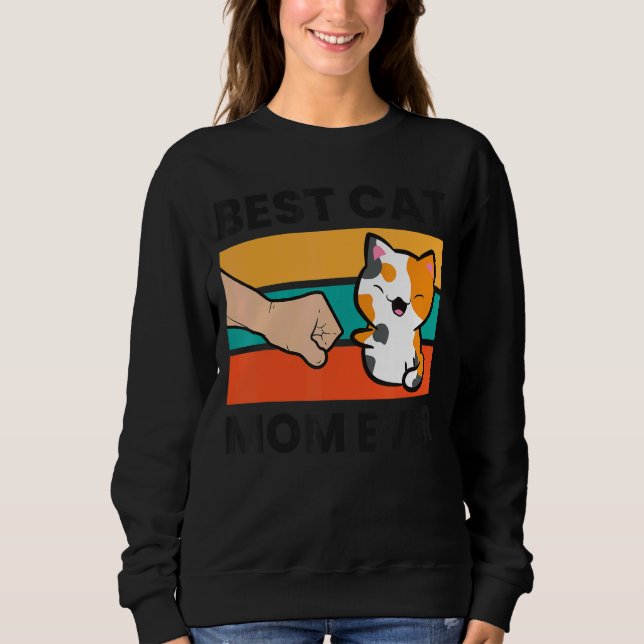 Moletom Calico Cat Owner Best Cat Mãe Ever Cat (Frente)
