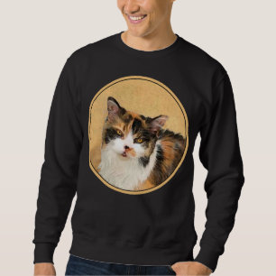 Moletom Calico Cat Painting - Gato Original Bonito